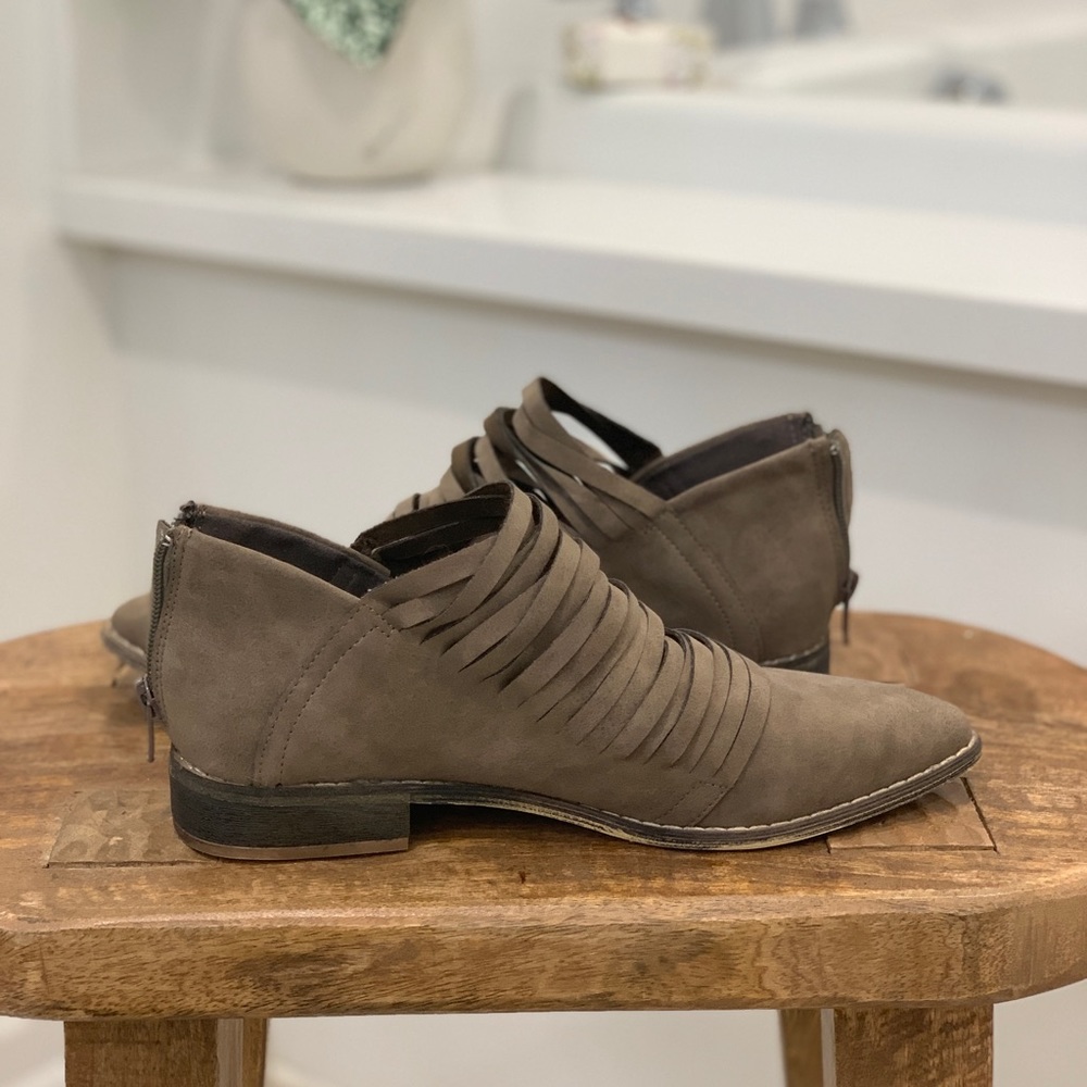 Cute brown booties